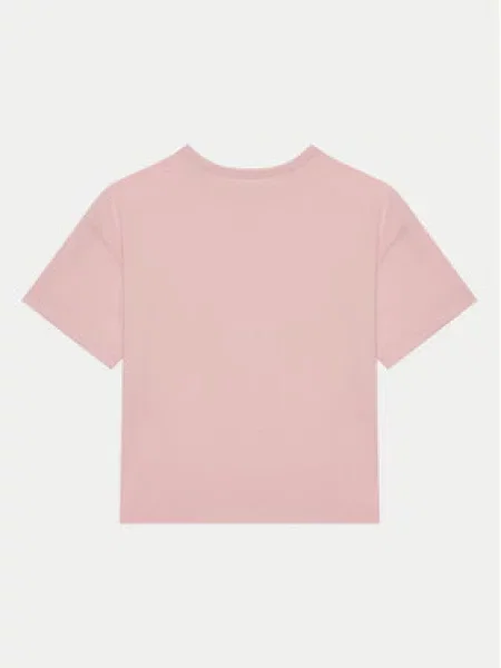 Calvin Klein Jeans Marškinėliai Boxy Fit rožinė
