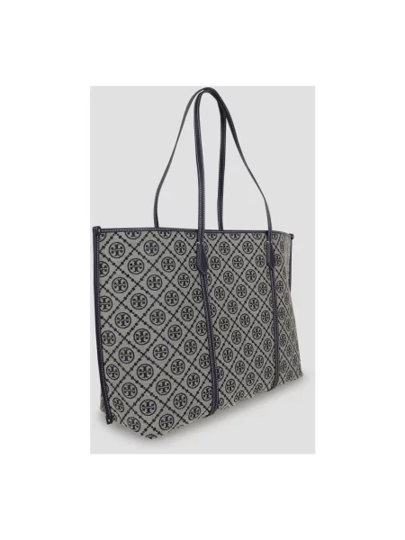 Shopperka Tory Burch niebieska