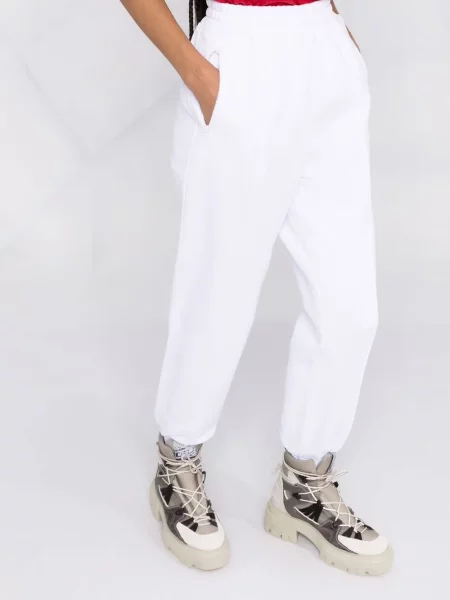 Kalhoty jogger Philosophy Di Lorenzo Serafini s potiskem bílé