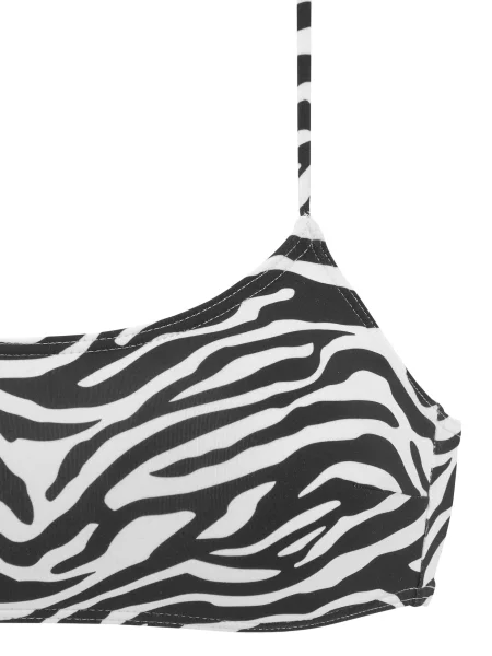 VENICE BEACH Sutien costum de baie negru alb
