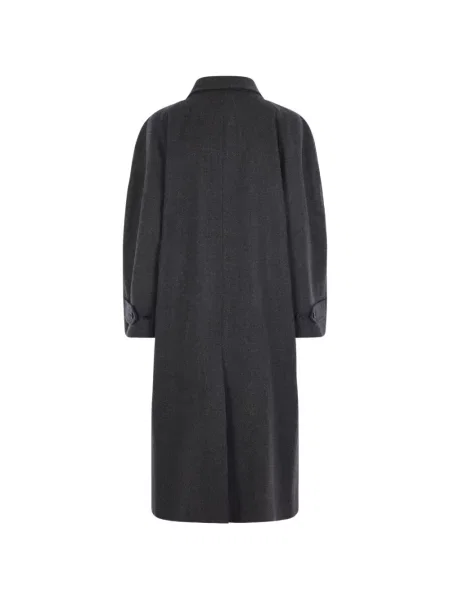 Palton Jil Sander de lână gri