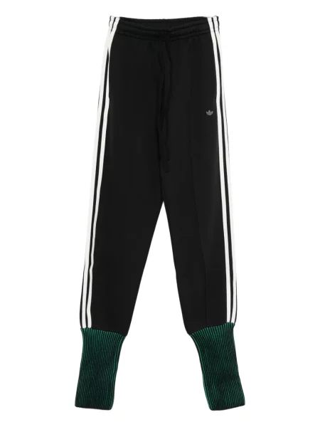 Bluza Adidas z dekoltem w serek z nadrukiem złota