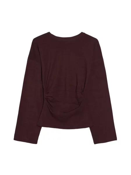 Bershka Majica tamno crvena