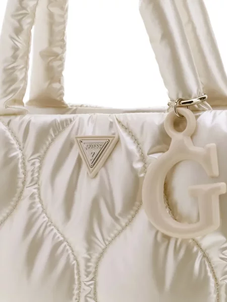 Shopperka dziecięca Guess biała