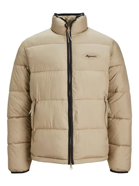 JACK & JONES Geacă de primăvară-toamnă JORHays bej negru
