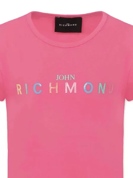 Koszulka dziecięca John Richmond różowa