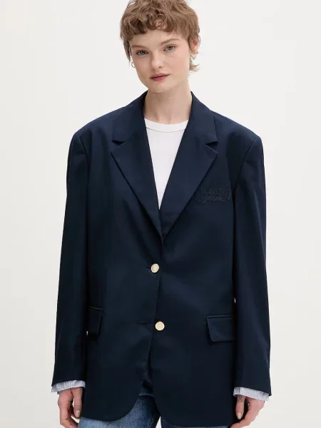 Tommy Jeans Sacou bleumarin