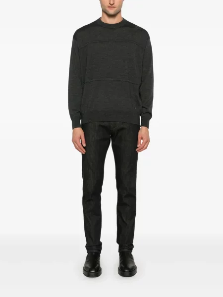 Pulover Emporio Armani gri