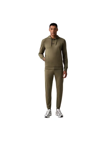 Emporio Armani komplet dresowy z bawełną zielony