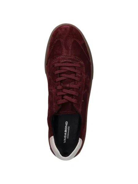 Fűzős szarvasbőr sneaker Vagabond piros