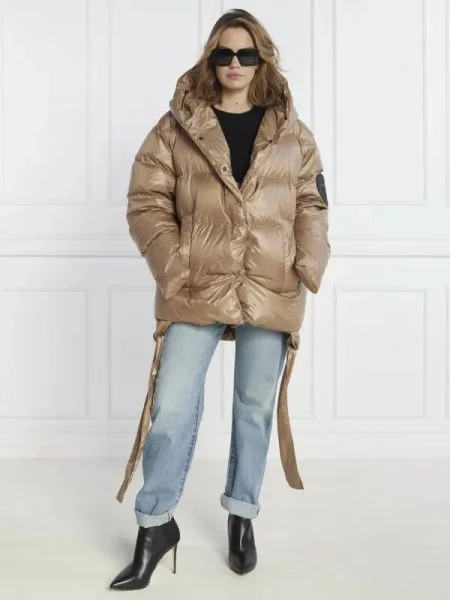 MMC De puf geacă JESSO | Oversize fit maro