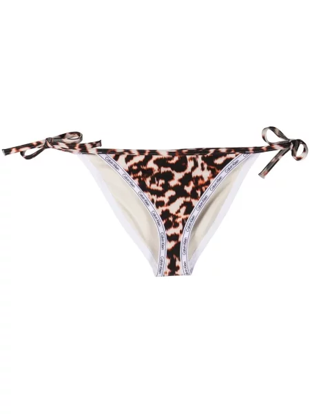 Bikini Calvin Klein cu imagine cu model leopard