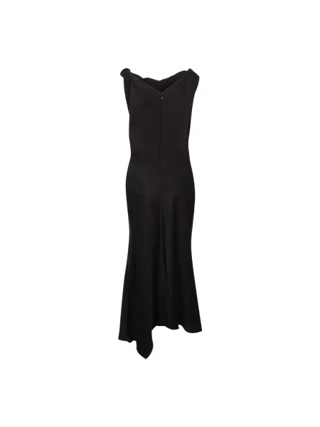Sukienka midi Victoria Beckham czarna