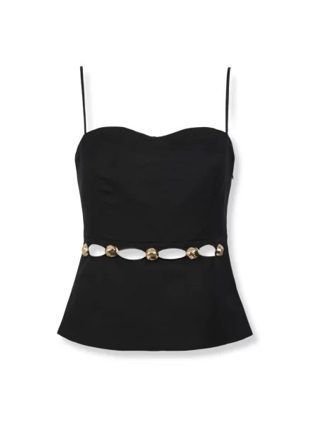 Top Simkhai z ćwiekami czarny