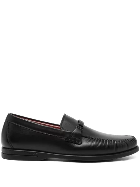 Pantofi loafer Bally cu cataramă negru