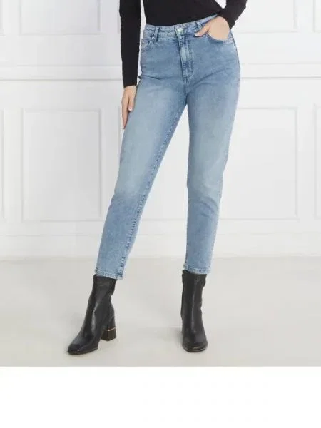 BOSS BLACK Farmer THE RUTH HR | Boyfriend fit fekete