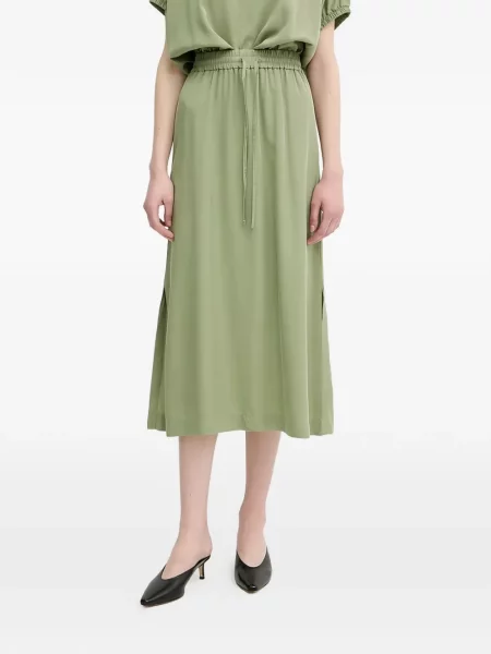 Fustă midi Benetton verde