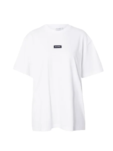 OH APRIL Tričko Boyfriend černá bílá