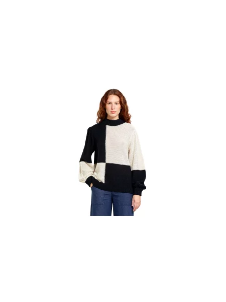 Dzianinowy sweter Dedicated z kapturem biały