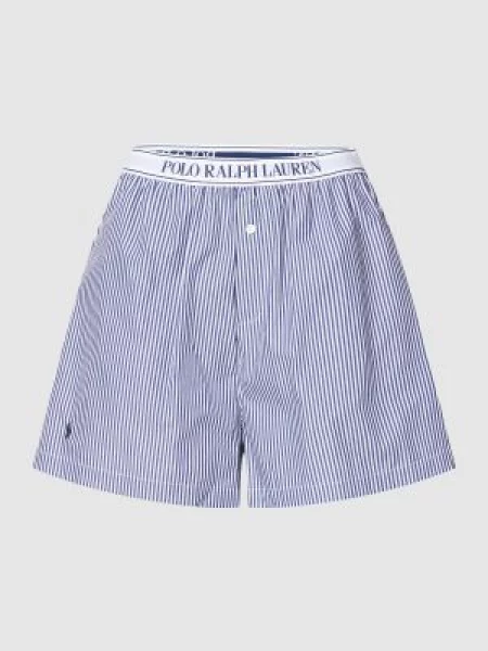 Szorty od piżamy z elastycznym paskiem z logo Polo Ralph Lauren