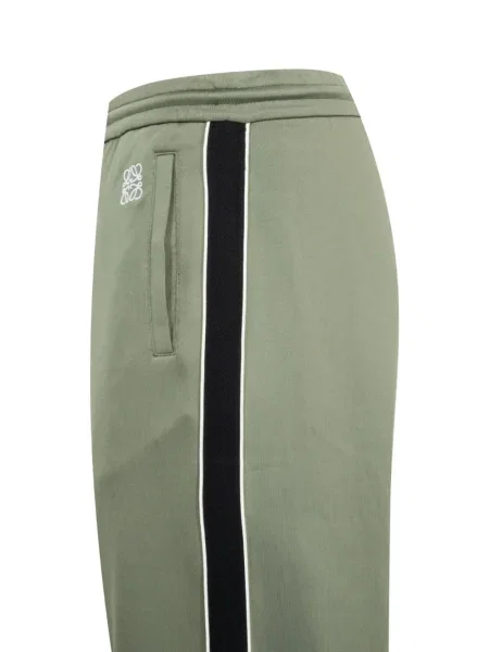 Pantaloni Loewe cu dungi verde