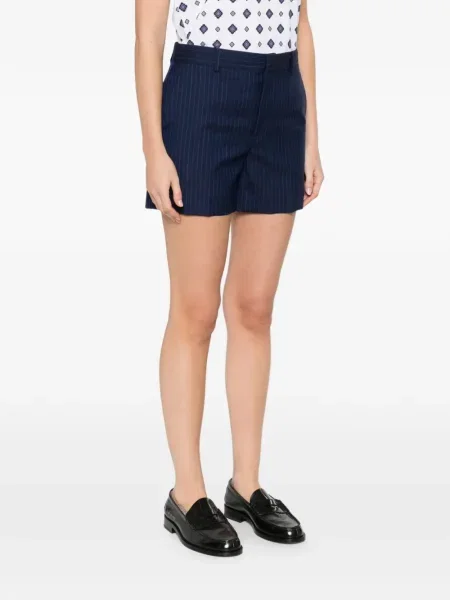 Pantaloni scurți Moschino cu dungi albastru