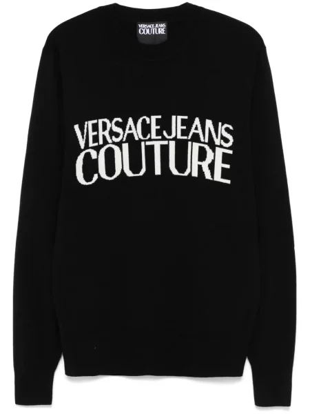 Sweter Versace Jeans Couture czarny