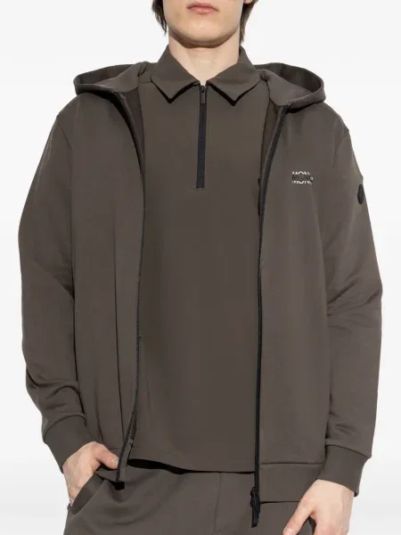 Hanorac cu glugă Moncler maro