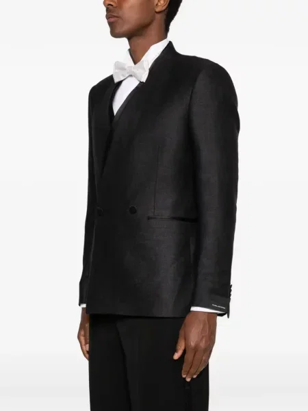 Sacou Tagliatore din satin negru