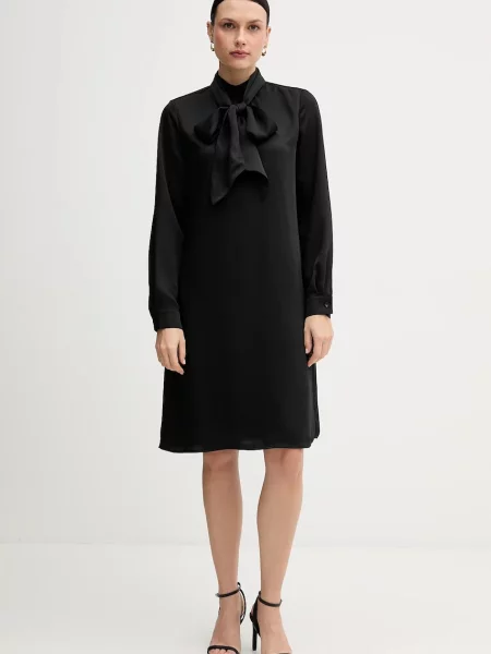 Marc Aurel rochie mini drept negru