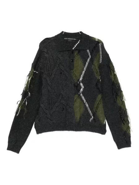 Dzianinowe polo Andersson Bell szare