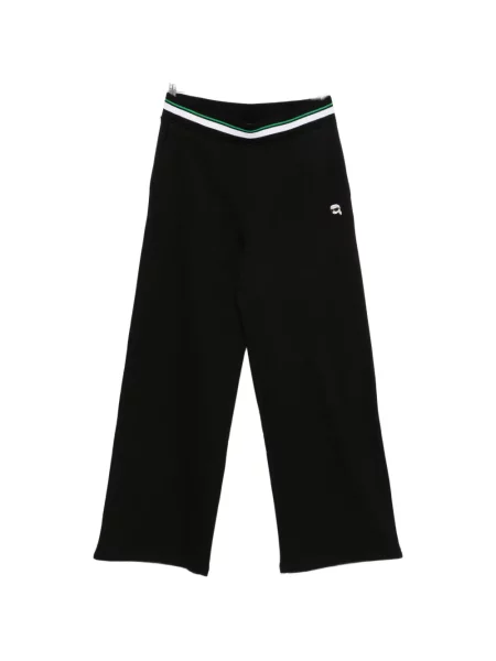 Pantaloni Karl Lagerfeld alergare negru
