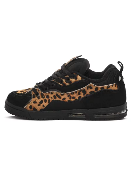 Pantofi Globe cu model leopard negru