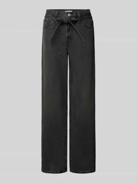 Jeansy straight leg Levi's czarne