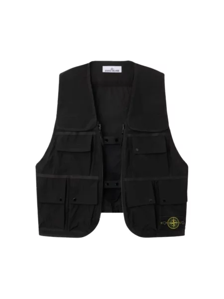 Kamizelka Stone Island z kamieniami czarna