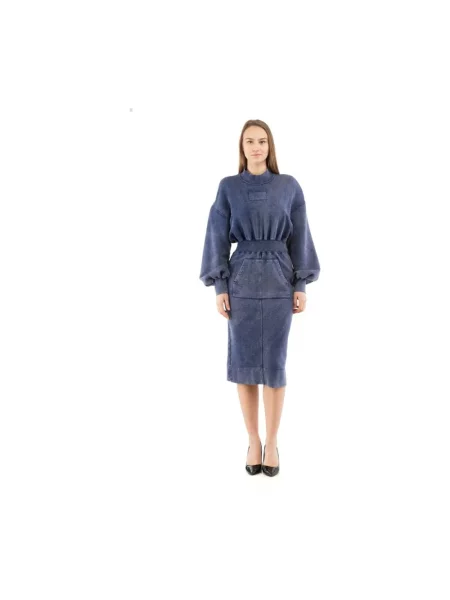 Sukienka Moschino niebieska