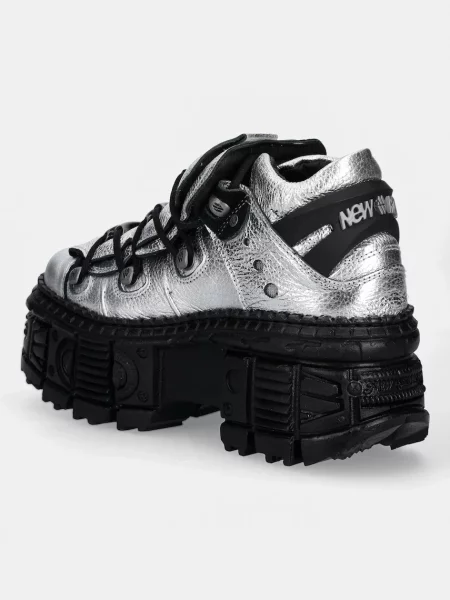 Botine NEW ROCK argintiu