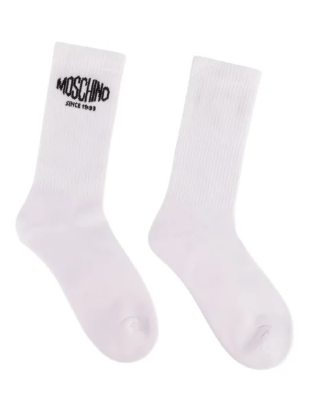 Șosete Moschino alb