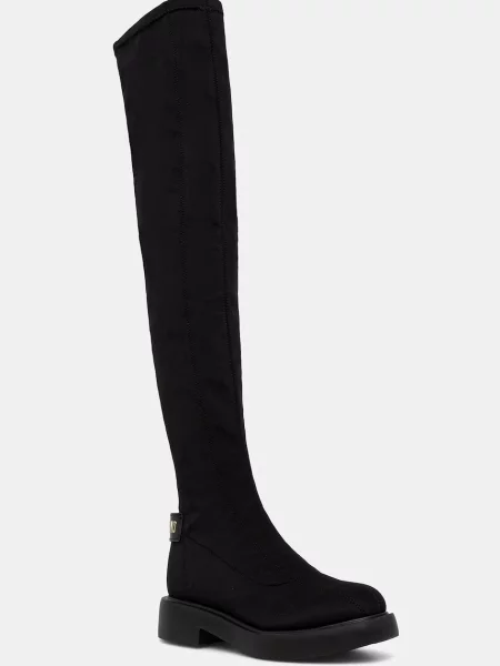 Cizme lungi muschetar LOVE MOSCHINO negru