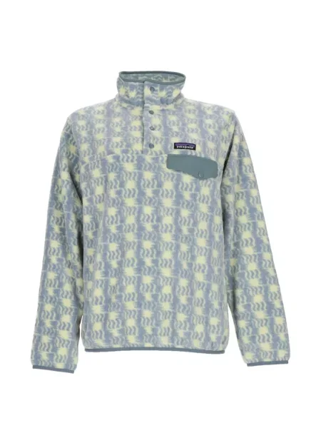 Pocnitură pulover Patagonia din fleece albastru
