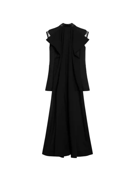 Vestă Sacai cu două rânduri de nasturi negru