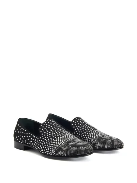 Loaferiai Giuseppe Zanotti su kristalais juoda