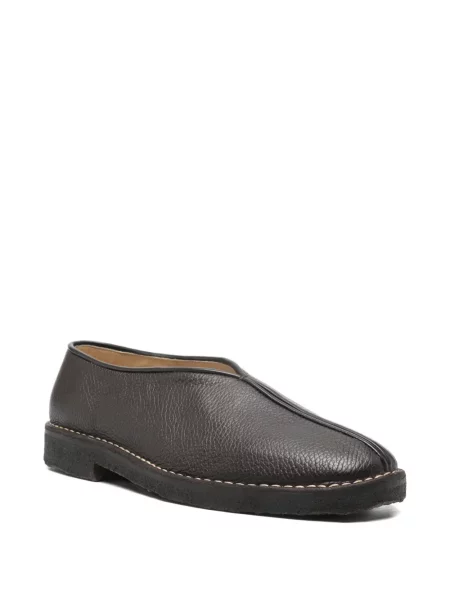 Pantofi loafer Lemaire fără toc maro