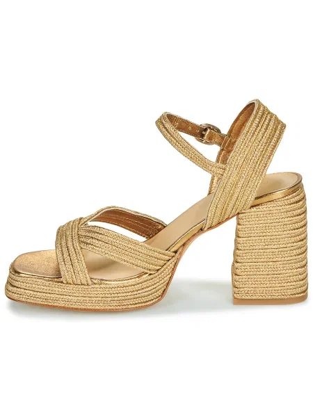 Pantofi Castaner auriu