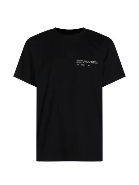 Tricou Carhartt Wip cu pene negru