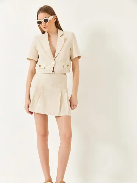 Palton Bianco Lucci bej