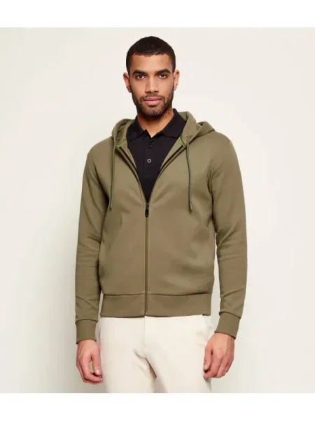 BOSS GREEN Hanorac Saggy verde