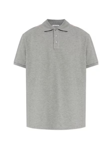 Polo Moncler cu dungi gri