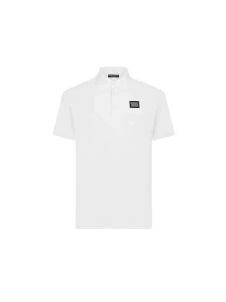 Koszulka polo Dolce And Gabbana biała