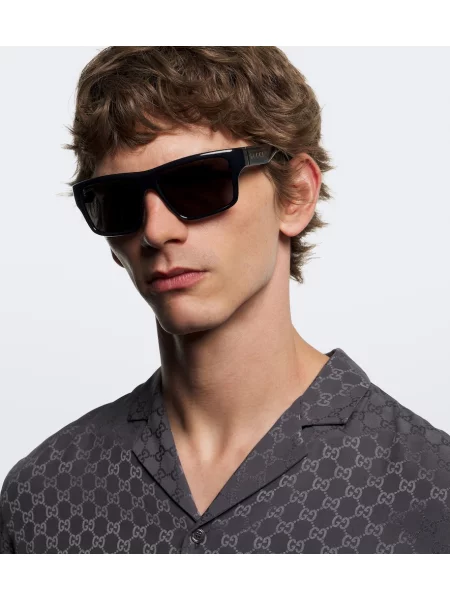 Ochelari de soare Gucci fără toc negru